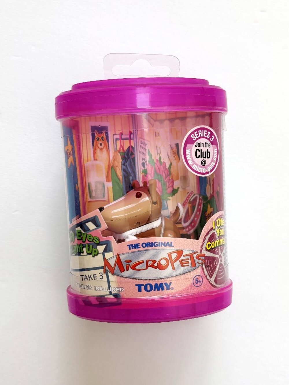 New! Vintage MicroPets Banjo the Dog 2003 Micro Pets by Tomy